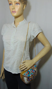 Antique Handmade Mosaic Bag