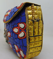 Metal Bag Stone Bag Ethnic