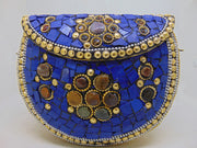 Metal Bag Stone Bag Ethnic