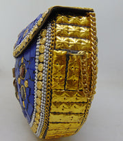 Metal Bag Stone Bag Ethnic