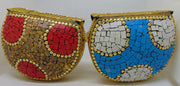 Metal Bag Stone Bag Ethnic
