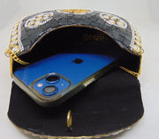 Mosaic Art Style Purse Ethenic