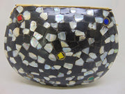 Multi color stone Girls Bridal clutch