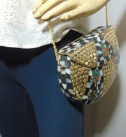 Multi color stone Girls Bridal clutch