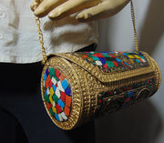 Metal Bangle Box Bag