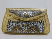 Metal Mosaic Handmade Metal Clutch Purse Evening Bag