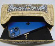 Metal Mosaic Handmade Metal Clutch Purse Evening Bag