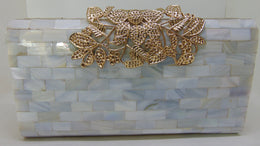 Mother Of Pearl Clutch Mop Shell Bag