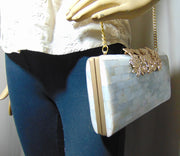 Mother Of Pearl Clutch Mop Shell Bag
