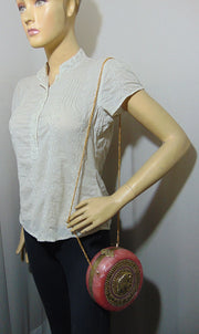 Handmade Pink Vintage Clutch Bag