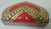 Handmade Mosaic Metal Clutch Bag