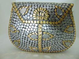 Metal stud Vintage Clutch purse