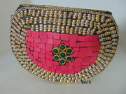 Pink And Golden Mosaic