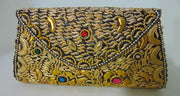 Golden purse for bridal