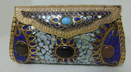 Wedding Brass Mop Clutch