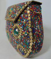 Multi color Wedding Box Clutch for Women