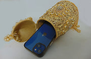 Metal mesh bucket Potli Wedding gift Bag