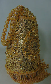 Metal mesh bucket Potli Wedding gift Bag