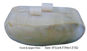 Vintage Mother Of Pearl Shell Purse Mop Clutch Bag