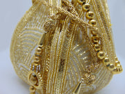 Designer Embroidered Lotus Potli
