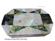 VINTAGE MOTHER OF PEARL EVENING CLUTCH