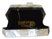 VINTAGE MOTHER OF PEARL EVENING CLUTCH