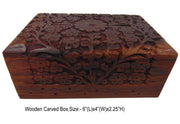 ANTIQUE HAND CARVED WOODEN BOXES WHOLESALE   (6