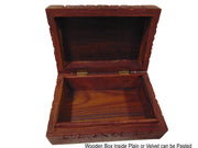 ANTIQUE HAND CARVED WOODEN BOXES WHOLESALE   (6