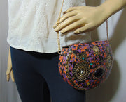 Metal Mosaic clutch party sling bag