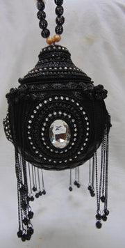 Wedding Clutch Metal Round Purse