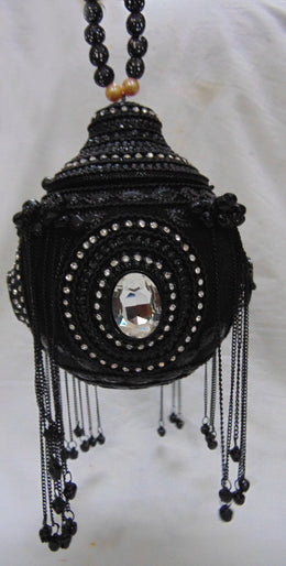 Wedding Clutch Metal Round Purse
