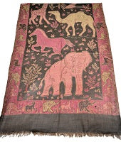 100%CASHMERE JAMAVAR SHAWL