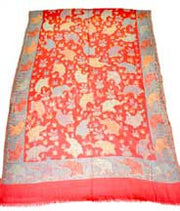 100%CASHMERE JAMAVAR SHAWL
