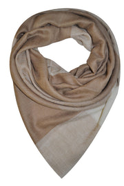 Women's Fine Wool Jacquard Scarf Luxury