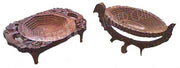 WOODEN TRAY /BOWL WITH STAND