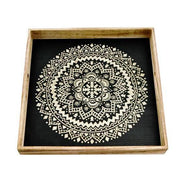 Hand Painted Wooden Tray Mandala