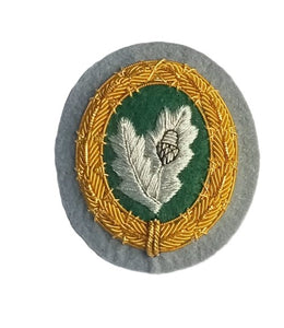 Custom made handmade Gold / Silver Bullion wire Badges