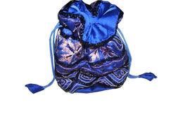 BEADED DRAWSTRING COIN BAG