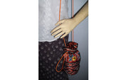 BEADED DRAWSTRING COIN BAG