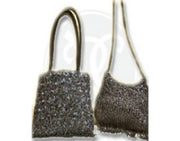 BEADED SATIN BAG
