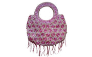 BEADED PURSE WITH FRINGE