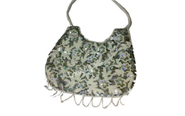 BEADED PURSE WITH FRINGE