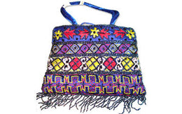 BEADED PURSE WITH FRINGE