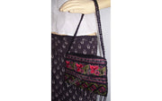 VINTAGE BEADED EMBROIDERED BAG PURSE