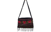 VINTAGE BEADED EMBROIDERED BAG PURSE