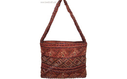 OAK LEAVES BEADED PURSE BEADED FRINGE