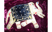 ELEPHANT DESIGN VELVET BAG