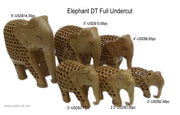 SANDALWOOD CARVED ELEPHANT