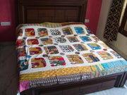HAND MADE ELEPHANT GUDHDI BED COVER