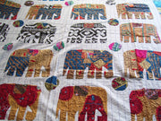 HAND MADE ELEPHANT GUDHDI BED COVER